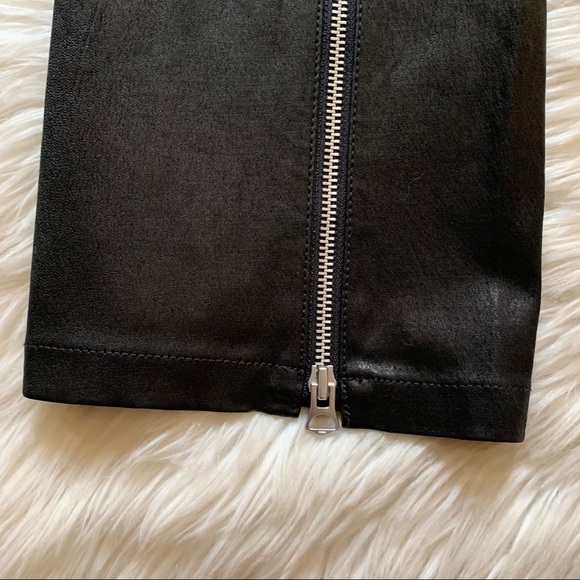 New! RAG & BONE Braxton Lambskin Leather Pants - Picture 11 of 12